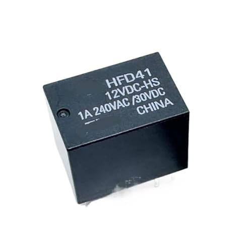 Relé HFD41-12VDC-HS de 6 pines para reparar placas electrónicas