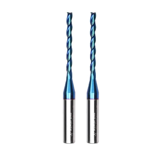 Brocas CNC en espiral de 3 flautas fresa helicoidal 1/8 vástago 1/4 NACO