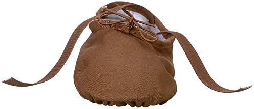 Bloch Women's Dance Men's Pump Split Sole Canvas Ballet Slipper/Shoe, Cocoa, 11 | Image 1