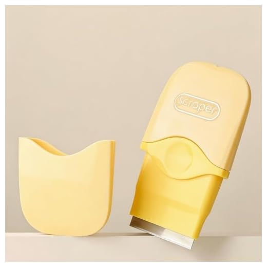 1 PK Multi-Purpose Plastic Hand Scraper, Portable Razor Utility Scraper for Glue Paint Sticker Residue Wall Glass Floor Tile