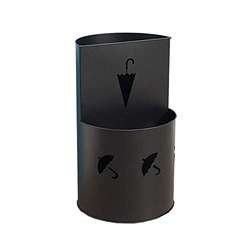 Preisvergleich Produktbild Schirmständer Schirmständer Haushaltsschirmständer Hotelaufbewahrungsschirmständer Schirmständer Doppelschicht-Großraumaufbewahrungse... - Weiß Schwarz (Farbe: 1)