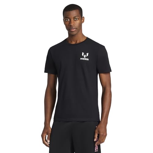 Messi Mens Graphic TEE, Stretch Limo, M