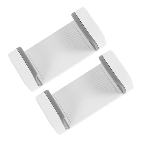 MERRYHAPY 2pcs Smartphone Tripod Mount Clip Cell Phone Holder for Horizontal Vertical Use Stable Cold Shoe Attachment for Live Streaming Photography