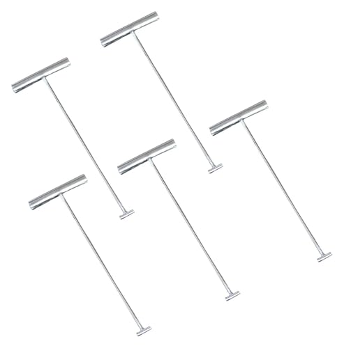 Lève-couvercle d'égout de 60cm en T pour soulever les grilles de vidange sans se baisser, lot de 5