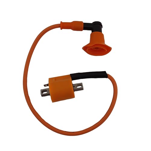 one by Camamoto Bobina de encendido Racing para Minarelli y Yamaha 50cc Completa con cable de silicona y pipeta para bujía | Aerox, Bws, Jog, Ntro, SR 50 Pre 2003