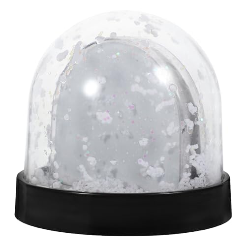 Cabilock Globo De Neve Para Exibição De Imagens: 3 Peças De Globo De Neve De Plástico Com Esfera De