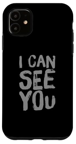 �ʔ������[���A�̃e�L�X�g Funny For People Funny I Can See You �X�}�z�P�[�X iPhone 11 �p