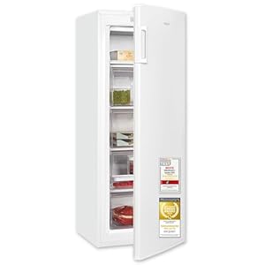 Exquisit Gefrierschrank | 168 l Nutzinhalt, Energieeffizienzklasse D, 40 dB(A) | hohe Bauform, 4-Sterne-Gefrieren, manuelle Temperaturregelung, wechselbarer Türanschlag | GS5230-H-040D weiss