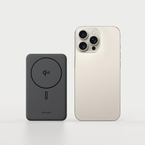 Image of Mcdodo MagQ 2-in-1 10000mAh 20W Qi2 Magnetic Powerbank and Foldable Phone Stand