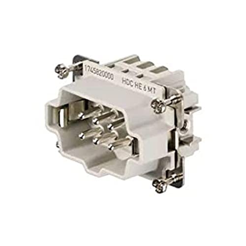 HDC HE 6 MT Weidmüller 1745820000 connecteur mâle 6 pôles pour armoire
