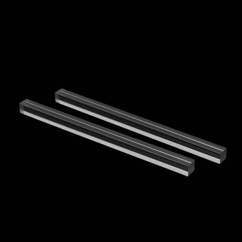 Image of Unifizz Acrylic Square Rod,Clear,15mmx15mmx250mm,Solid Plastic PMMA Bar 2pcs
