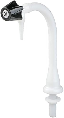 NAT Polypropylene Duraline (DL-DD-2) Deionized Water Laboratory Faucet, Metering Control Valve, Deck Mount