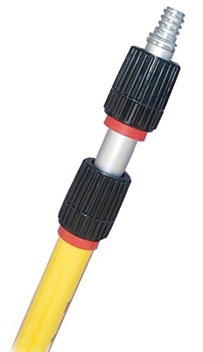 Dysmio Lighting 8 to 22-Feet AlumiGlass Extension Pole, with Rubber Grip and anodized aluminum slider