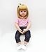 22 Inches Reborn Toddlers Reborn Baby Dolls Girl Realistic Soft Vinyl Silicone Dolls Look Real Doll Toddler Reborns