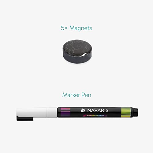 Navaris Memo Board Lavagna Magnetica 40x60cm