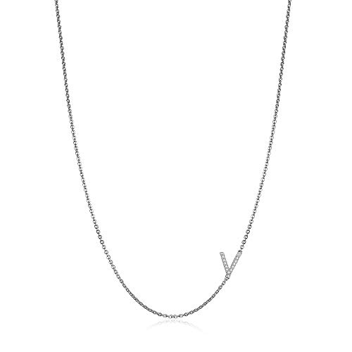 Collier monogramme lettre alphabet personnalisé cadeau d'anniversaire fille