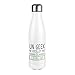 Mygoodprice Bouteille Isotherme blanche au motif Geek level up