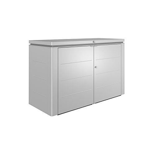 Preisvergleich Produktbild Gartenbox "HighBoard" Gr. 200, silber-metallic, ca. 200x84x127 cm, versandkostenfreie Lieferung