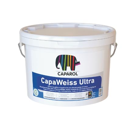 Caparol CAPAWEISS ULTRA Pittura lavabile e traspirante 5 lt. e 14 lt. Bianco (LT 14)