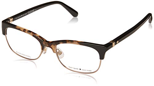 Kate Spade Adali 086 Dark Havana Plastic Rectangle Eyeglasses 51mm