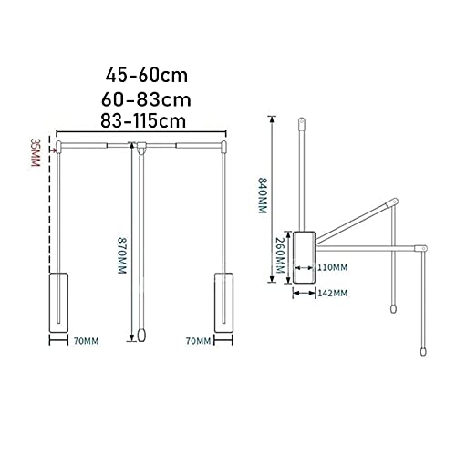 Système de cintre rétractable pour optimiser les armoires hautes - 4