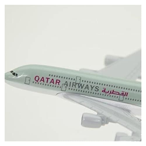 Juego de hobby y juguete coleccionable Airbus A380 de metal como regalo para pilotos 3
