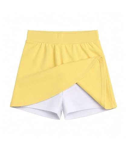 Image of KYDA KIDS Girls 100% Pure Cotton Skater Skirt with Attached Inner Shorts | Ideal for Summer Sports, Play & Casual Wear | Comfortable Fit for Girls Aged 2-16 Years
