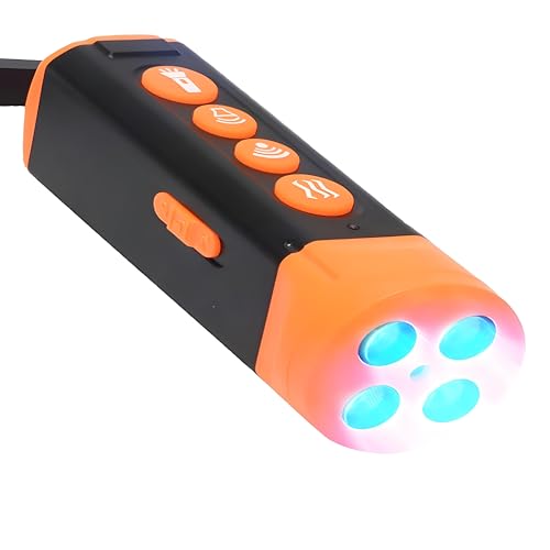 New Rechargeable Dog Barking Deterrent Devices & Barks no More Dog Training Device with 4 Headed Ultrasonic, Alternative to Painful Dog Shock Collar,Just Press-Without Hurting Your Pet