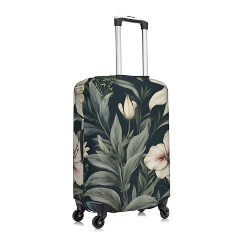 Botanical Floral Print Fashionable Suitcase Cover Personalized Luggage Protector for Travel and Business3