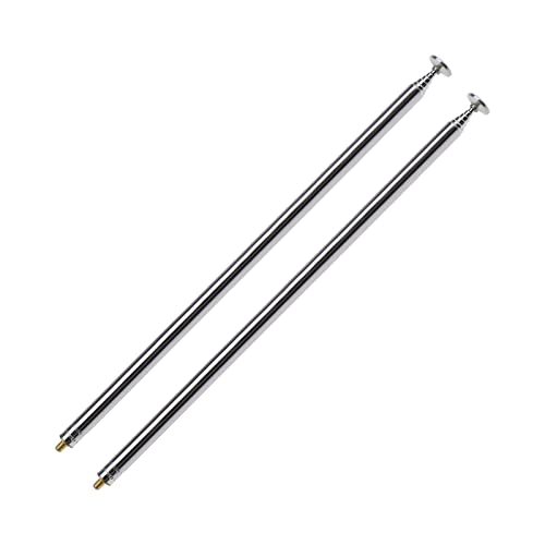 Antenne Télescopique à Filetage M3 6 Sections pour Radio AM FM Radio TV RC Contrôleur d'avion Voiture Télécommande Étiré 820mm Remplacement