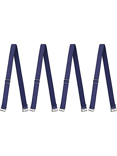 uxcell 2 Pair 10/12/15/18/20mm Width Stretchable Shoulder Bra Straps Adjustable Elastic Straps for Women