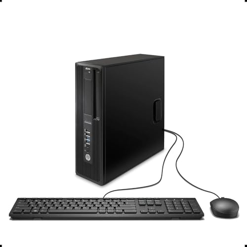 HP Z240 SFF Workstation Desktop PC, Intel Xeon E3 1230 v5, 8 GB de RAM, SSD de 256 GB, WiFi, Bluetooth, Teclado QWERTY de EE. UU., Windows 11 Pro (reacondicionado)