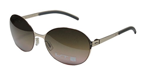 Lightec 7266l Womens/Ladies Round Full-Rim Polarized Lenses Flexible Hinges Sunglasses/Eyewear