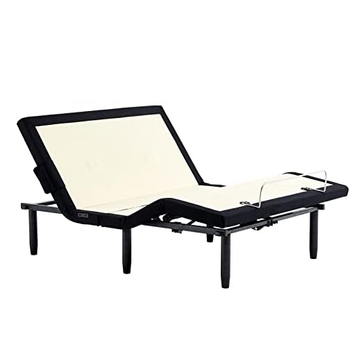 Applied Sleep Pro Queen Adjustable Bed Frame, Adjustable Bed Base with Back&Leg Massage/Wireless Remote&Bluetooth APP/Under Lighting/USB Ports/Back&Foot Incline/Anti Snore/Easy Assembly