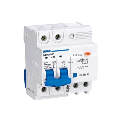 Disjoncteur différentiel 7LE-63 2P C16 protégeant vos circuits - 2
