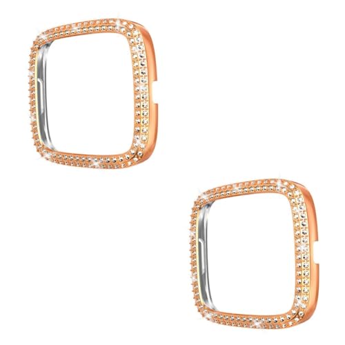 OSALADI 2 Pcs Smartwatch Cases Watch Se Case Watch Accessories Smart Watch Protective Cover Protective Frame Cover Watch Case Cover Protective Film Protective Case Glass Shell