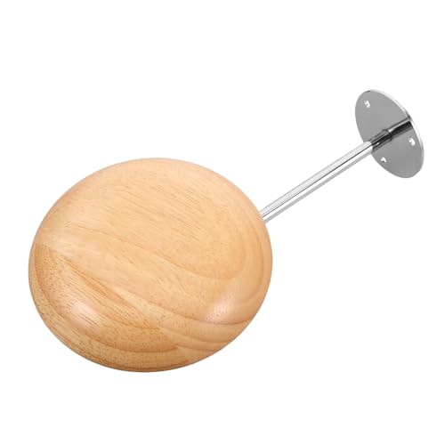 Gatuida Soporte de Pared para Cascos y Sombreros Organizador de Madera con Gancho de Desmontable Almacenamiento Seguro para Gorras Cascos de Moto y Sombreros Vaqueros Diseño Elegante y