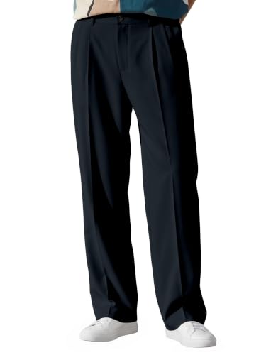 Image of FTX Men's Korean Style Casual Trouser | Premium Lycra Stretch Fabric | Smart Regular Fit | 2 Side Pockets | Comfortable Stretchable Everyday Wear Pants