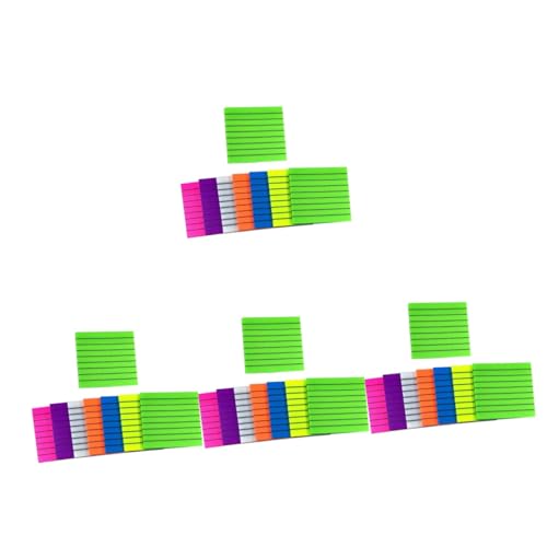 Onglets colorés NUOBESTY en PET pour marquage de page et notes de dessin 32 pièces