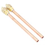 Shophubio Kühl-Service-Ventile, Kupfer, AC-Anschluss-Komponenten für Klimaanlagen-Reparatur, für HVAC-Lade- und Wartungsteile, 2 Stück