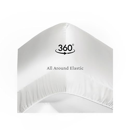 Cube Home, Luxury Fitted Sheet, Deep Pocket, 100% Natural Bamboo, Soft, Breathable, Anti-Bacterial, Anti-Allergy - Image 4