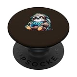 Photo Gallery sloth nerd gaming adventure design divertente e carino popsockets popgrip intercambiabile Photo Gallery sloth nerd gaming adventure design divertente e carino popsockets popgrip intercambiabile