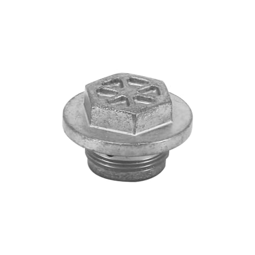 Tappo serbatoio carburatore nuovo Keihin. Adatto per carburatore Keihin modello: - PJ 34, 36 e 38- PWK 28-39- PE 20-38- PWM 38Caratteristiche: - filettatura: M18 (Ø17,7 mm)- Passo filettatura: 1,0- Diametro esterno: 27 mm. Lunghezza totale: 1,0: 1,0: 1 mm. 7 mm - Diametro interno nella portata dell'O-ring: 18,5 mm. Diametro esterno nella portata dell'O-ring: 24 mm. Esagonale: 17 mm. Venduto nudo all'unità. Fornito come da foto.