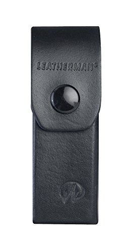 LEATHERMAN, Crunch Multitool with Folding Locking Pliers and Pin Vise, Stainless Steel with Leather Sheath