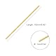 iMeistek 1mm Messingstab,150mm Länge Messing Massiver Runde für DIY-Handwerk(10PCS)