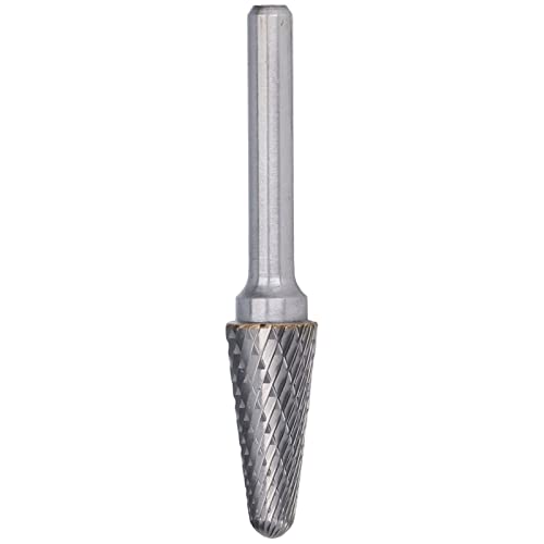 FTVOGUE Foret de Meuleuse, Matériau en Carbure, Conception Efficace à Double Fente pour les Projets de Sculpture sur Bois de Bijoux en Métal