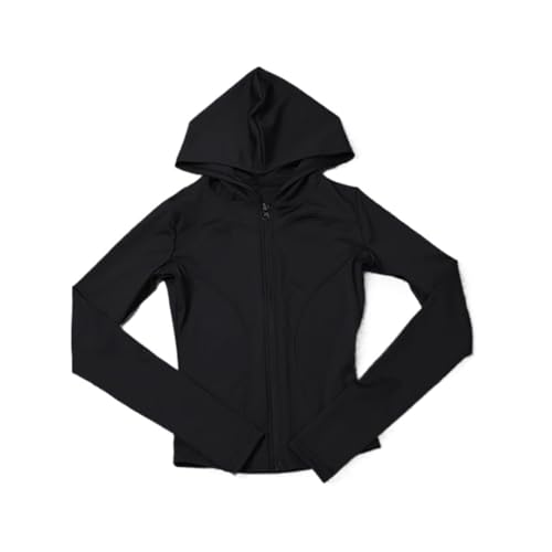 Veste de sport à capuche entraînement sportif et manches zippées femme