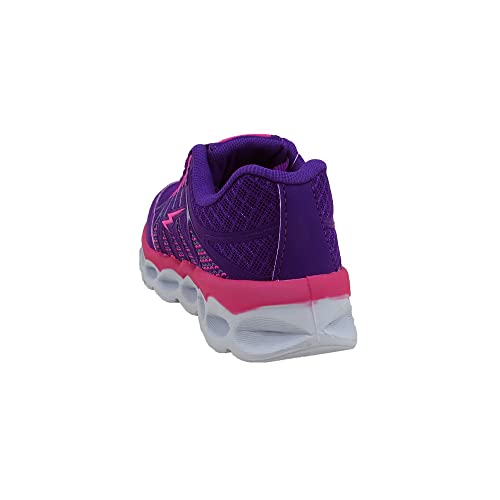Tênis Infantil Feminino com Luzes de Led MP1717A - AS015 Cor: Roxo Uva-Pink;Tamanho: 32