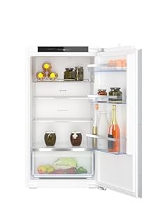 NEFF KI1312FE0, N 50, Einbaukühlschrank, 102, 5 x 56 cm, 165 L Kühlen, Made in Germany, Leise, Sicherheitsglas, FreshSafe Schublade, Eco Air Flow für konstante Innentemperatur, Flachscharnier