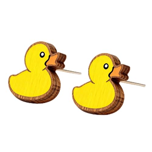 Boucles d'oreilles en bois Bigfoot : bijoux hypoallergéniques artisanaux tortue et abeille